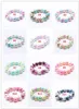 Menina Magnífico Pulseira Crianças Crianças Sereia Grânulos Falso Pérola Bubblegum Bonito Jóias Presente de Aniversário 12Colors 12mm