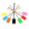 Siliconenlanchards Ketting Sling Kaarthouder Strap Sleutelhanger voor iPhone Samsung Huawei Universele Mobiele Telefoon