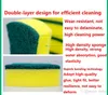 11x7x3CM high-density sponge wipe one hundred cleaning cloth kitchen dish sponge