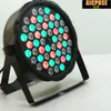 LED PAR LIGHT 54X3W DJ PAR LED 54 * 3W-lampor R12, G18, B18, W6 Tvätt Disco Light DMX Controller Effekt för små Paty KTV