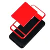 Hybrid Slide Card Slot Holder Cases For iPhone 11 Pro Max 15 XS XR X 14 12 13 Dual Layer Hard Back Phone Covers