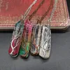 Wire wrap tree of life necklace crystal point Natural stone necklaces women necklaces fashion jewelry will and sandy gift