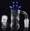 5mm Clear Bottom XL Flat Top 25mm OD Quartz Banger Nail 45&90 Degrees With UFO Colored Glass Carb Caps For Oil Rigs Bongs