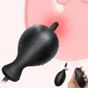 Sex Shop 10 Velocidades Vibrante Inflable Big Butt Plug Enorme Anus Dildo Vibrador Bomba Ampliable Expansor Anal Juguete Sexual Para Parejas MX191228