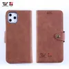 Odporne na wstrząsy etui na telefon dla Apple iPhone 11 12 X X XR Pro niestandardowe logo Dirt odporne na wielofunkcyjny przenośny portfel Flip Leather Back Cover