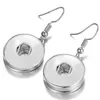 Snap-knop Dangle Kroonluchter Oorbellen Gember Verwisselbare Noosa Sieraden Fit 18mm DIY-knoppen Alloy Earring te koop