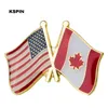 U.S.A India  Flag Lapel Pin Flag Badge Lapel Pins Badges Brooch XY0295