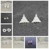 Korean version temperament girls ear stud earrings diamond pearl bow lovely earrings simple earrings T2C5014
