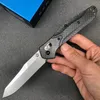 Yüksek Kalite Buttfly 940 Katlanır Bıçak D2 Taş Yıkama Bıçak Karbon Fiber Kolu EDC Cep Bıçaklar