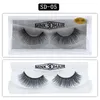 3D Mink Eyelashes Eye Makeup Mink False Wimpers Zachte Natuurlijke Dikke 3D Eye Washes Extension Beauty Tools 17 Styles DHL
