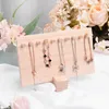 [DDisplay]Nature Wooden Necklace Jewelry Stand Creative DIY Pendant Display Stand Organizer Showcase Beech Wood Bracelet Collection Display