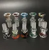 DHL grátis! colored bowl 14 milímetros de vidro 18mm bowl Heady tigela masculino fumar acessórios para tubos de água de vidro