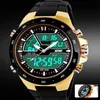 Skmei Men Sport Watches Military Casual Sports Men's Watch Quartz-watch Waterproof Silicone Clock Male S Shock Relogio Masculino LY191213