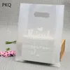 100pcs Translucent plastic bags Thank You wedding party favor retail bags for boxes