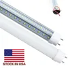 4ft LED Tüp Işık T8 V şekilli 1200 4 ft LED Tüp Ampul Şeffaf/Suçlu Kapak Floresan Lamba Değiştirme T8 LIGHT 28W Mağaza garajı G13 Tip B Doğrudan Tel