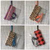 Kadın Moda Tek Omuz PVC Çanta Şeffaf Su Geçirmez Crossbody Temizle Çanta Çanta Izgara Leopar Tahıl Çanta 5 stil RRA2038