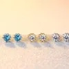 Factory Direct CZ Stone Crown Oorbellen Multi Colors Modieuze Oorjaren met Gem Voor Vrouwen Oor Sieraden Benodigdheden