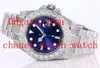 Luxe 40mm Automatique Machines 2813 Mouvement Mens Watch 116610 Tout Diamant Acier Inoxydable Hommes Date Montres-Bracelets