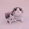 Cat Meow Collection Cheese cat Plush toys cartoon cat Stuffed Animals 8cm 10cm for children Christmas gift home dec key chain2667640