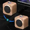 Wooden Bluetooth Wireless Speaker Woden Loudspeakers Surround Mini Wood Wireless Music Player Speaker for Phone computer4441976