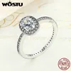 Romantic 925 Sterling Silver Vintage Elegance Ring For Women With Clear CZ Luxury Engagement Ring S925 Fine Jewelry XCH7608