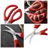 Lobster Fish Shrimp Crab Scissors Shrimp Seafood Shells Scissors Stainless Steel Sharp Seafood Shears Kitchen Shears Tools BH2644 6934896