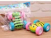 10 adet / set Toy düşmek Çocuklar Yaratıcı Moda Doğum Günü Hediyeleri için çift taraflı Damperli Kamyon Atalet Araç 360 Rotasyon Direniş Soğuk