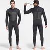 SBART MEN039S 5 mm Blackgrey Wetsuit para buceo de buceo Surft Soitsuit Wetsuits Neoprene Wet Trait Men8240065