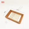 5 Styles Natural Bamboo Soap Holder Creative Environmental Protection Ecofriendly Bamboos Soaps Dish Plate Drying Holders