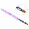 Tamax Na023 7 stks / partij Nail Art Brush Pennen Nagelborstels DIY UV Gel Nagellak Schilderen Tekening Borstels Set Manicure Tools Kit