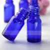 Горячие продажи Синий стеклянная бутылка с дозатором 10 мл Густой Эфирное масло флакон для E Liquid E сок