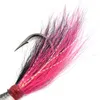 Groundail Jigs Рыболовные приманки 6 Цвета Световызывающиеся Бакинги Джекинг приводят головы Хвостовые волосы свинца