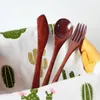 Portable spoon fork wooden knife wooden tableware