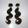 100 g / stuk 3 stks / partij Body Wave Blonde Rood 33 Natural Black 100 Menselijk Haar Weave WEFT WEAVE