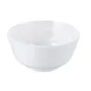 A5 Melamin Imitation Porslin Dinner, Flat Munnen Rund Skål Restaurang Hotell Rice Bowl Canteen Soup Bowl Melamine Porslin