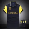 R Polos T-shirt Kort ärm designer broderi lapel sommar nytt high-end casual mode 100% bomull S-5XL327C
