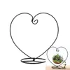 Micro paysage Suspension en forme de coeur plaque de cuisson support en fer décor de jardin