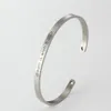 Personalized Fashion Stainless Steel Cuffs Jewelry Birthday Gift Bracelet- dream is wish it do it