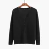 Femmes Vêtements Laine Tricot Manteau Col En V Pull Mince Plus La Taille Blouse Tricoté Solide Casual Climatisation Cardigan Tricots Outwear Tops D6480