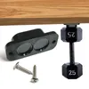 Magnetic Concealed Gun Pistol Holder Holster Under Desk Table Door Bed Gun magnet Load capacity 25lbs black