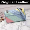 2020 Ny högkvalitativa kvinnor mode marmont lyxdesigner Väskor Äkta läder Crossbody Handbag Pures Backpack Shoulder Bag 3 Storlek