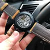 Super Watches 049 PAM00375 Motre de Luxue 47mm Mostrice Mostical Movement 316L Calfskin Watch Band Watches247V