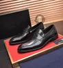 [Scatola originale] Luxury New Mens Business Suit Top in pelle formale Slip-On Gentleman Mode Abito da sposa Scarpe alla moda Taglia 38-45