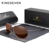 كينغفين تصميم الرجال الكلاسيكية الطيار النظارات الشمسية النظارات الشمسية للرجال القيادة مرآة عدسة UV400 حماية oculos n7027