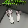 Glasrör rökande blåst vattenpipa tillverkar handblåsta bongs nya färgglada klippkrokglasadapter