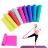 1.5m Kleur Elastische Band Yoga Pilates Strap Sling Outdoor Gym Apparatuur Sport Gym Arm Band Rubber Stretch Resistance Oefening Fitness Band