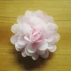 Çocuklar Firkete Saç Aksesuarları Craft Çiçekler DIY Bebek Kafa Parti Favor RRA3076 için 7cm Yumuşak Şık Şifon Çiçekler Flatback Flet Çiçekler