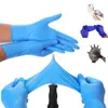 Stock High Quality100Pcs Disposable Nitrile Gloves Waterproof Allergy Free Latex Universal Kitchen/Dish Washing/Garden Gloves FS9518