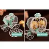 Lovely Cinderella Pumpkin Carriage Candy Chocolate Birthday Party Wedding Decoration Favour Heart Party Food Gift Boxes Packing