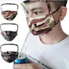 Camouflage-Gesichtsmaske, Vollgesichtsschutzmasken, Getränke, Stroh, Reißverschlussöffnung, Fahrradmaske, Camo-Schutzgesichtsschutz, OOA8158